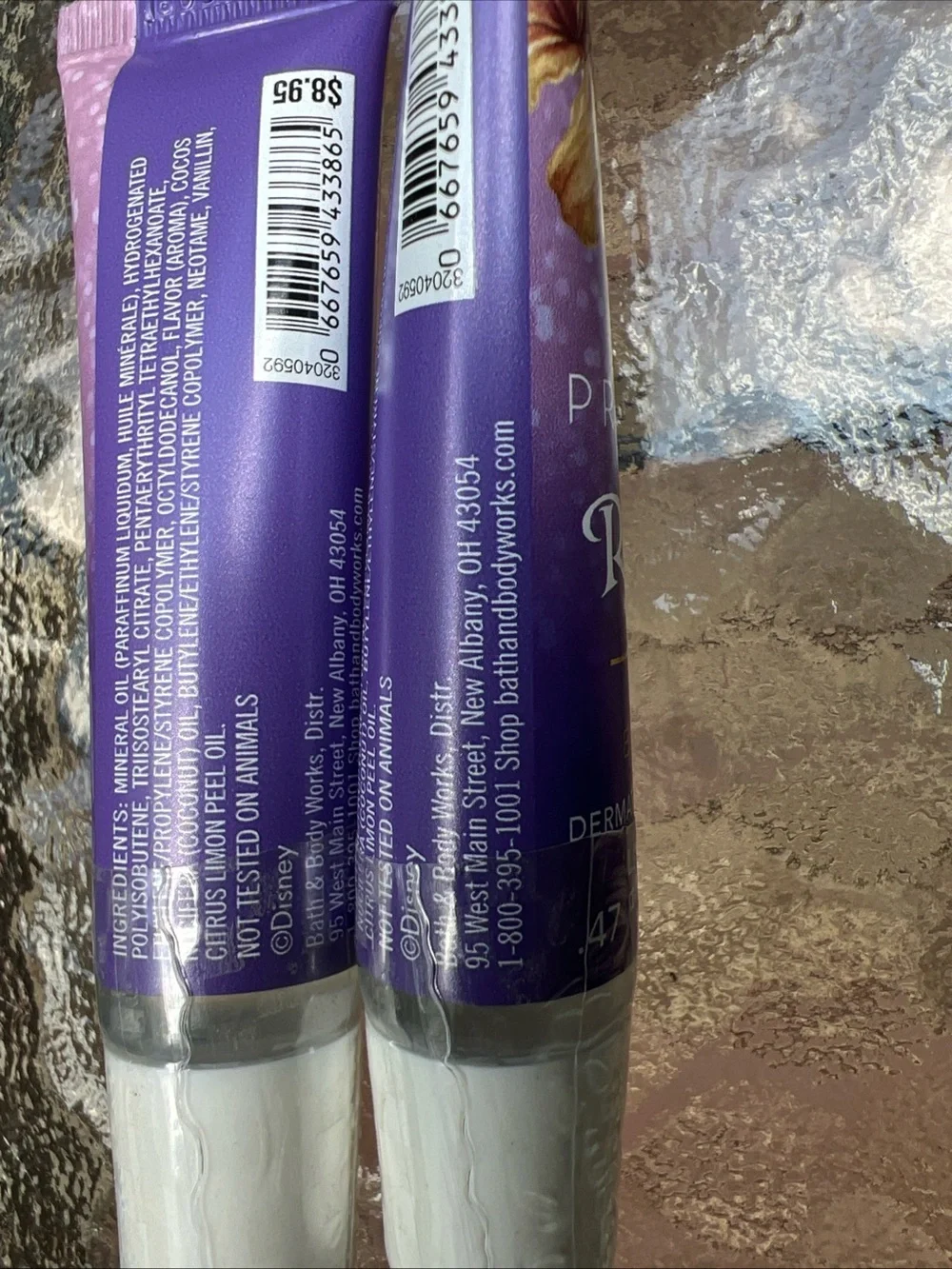Bath & Body Works Disney Princess Rapunzel Lip Gloss 0.47 oz,Sealed Feminine|2x